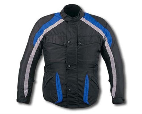 Textile Duratex 600D Waterproof Motorcycle Jacket Blue