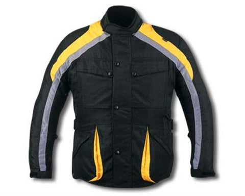 Textile Duratex 600D Waterproof Motorcycle Jacket Yellow