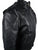 Black Top Grain Leather Motorcycle Cruising Patrol Jacket