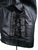 Black Top Grain Leather Motorcycle Cruising Patrol Jacket