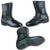 Black Leather Racing Motorcycle Track Boots