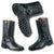 Black Leather Motorcycle Harley Boots