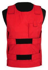 Red Bullet Proof Style Replica Motorcycle Safety Vest