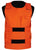 Bullet Proof Replica Motorcycle Safety Vest Orange