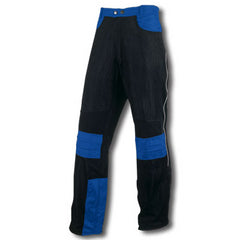 Blue Motorcycle Textile Mesh Pants with Armor