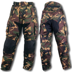 Camouflage Motorcycle Textile Armored Pants Zip Out Lining