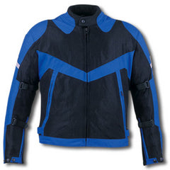 Duratex 600D Tricort Mesh Armored Motorcycle Jacket Blue