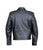 Mens Black Classic Quality Buffalo Leather Motorcycle Jacket