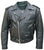 Men's Black Texas Flag Top Grain Leather Motorcycle Jacket